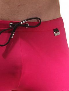 Мужские малиновые плавки-хипсы HOM Marine Chic 07855cP9